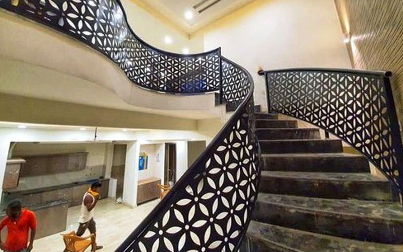 MS Laser Cutting Railing