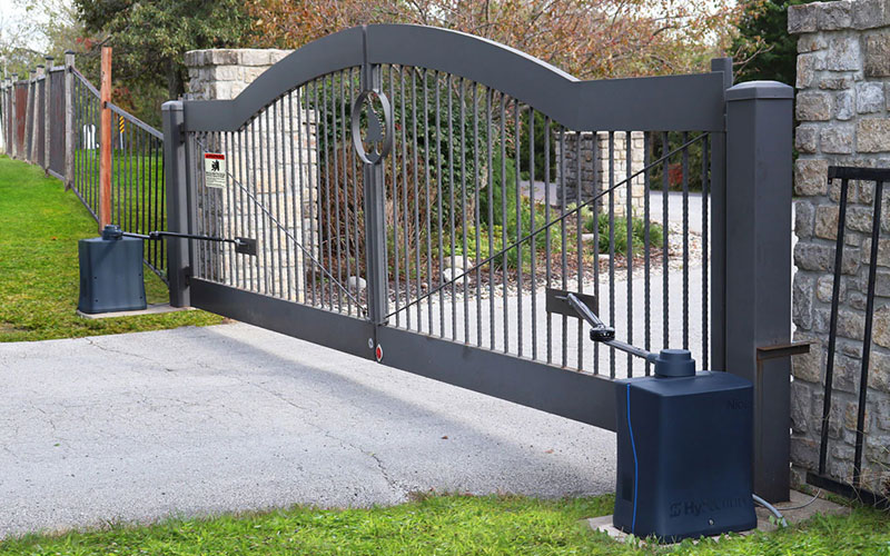 External Automatic Opening System For Swing Gate
